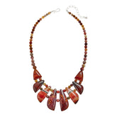 Jay King Multicolor African Rainbow Chalcedony Statement Necklace, 18"